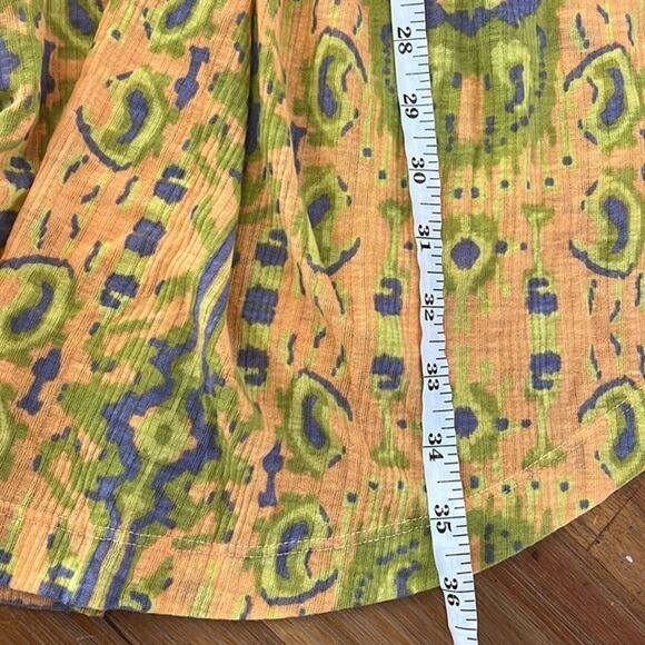 NEW Free People Sz S This Is It Tunic Top Sun Faded Printed Billowy Kimono - Picture 12 of 12